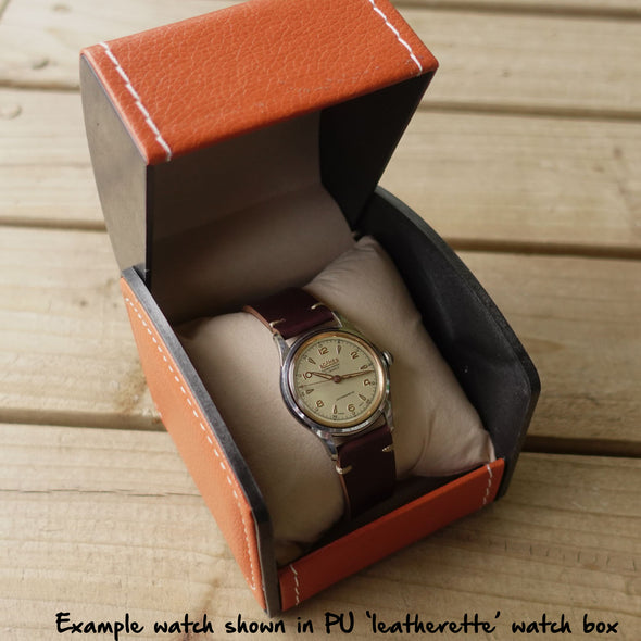 'Leatherette' PU Travel Watch Case