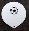 Personalised Football Coffee Stencil - PersonalisedGoodies.co.uk