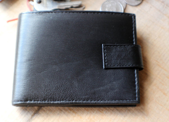 Personalised Mens Leather Wallet - PersonalisedGoodies.co.uk